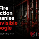 FireGuard Digital branded LinkedIn image about why fire protection companies are invisible on Google