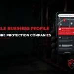 FireGuard Digital Google Business Profile guide for fire protection companies branded cover